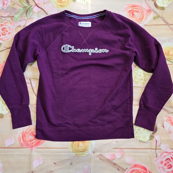 Champion Tops - Champion purple crew neck